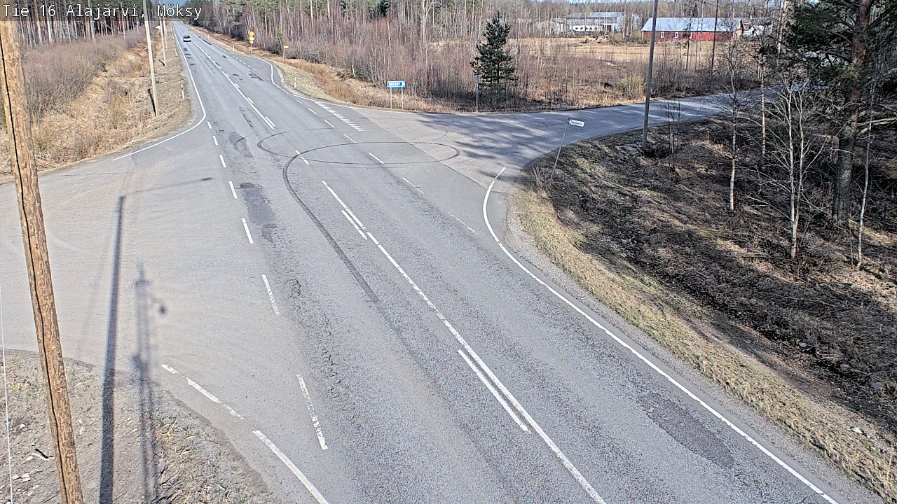 Kelikamerat Kuva Tie 16 Alajärvi, Möksy, Alajärvi, Etelä-Pohjanmaa