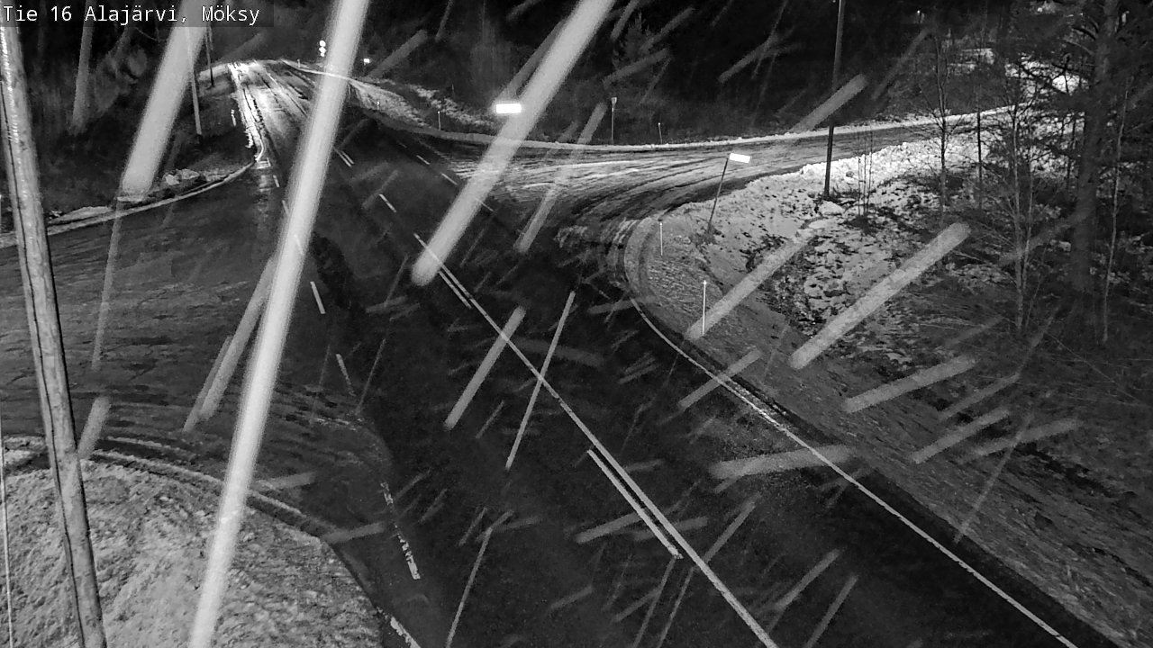 Weather Camera Image Road 16 Alajärvi, Möksy, Alajärvi, Etelä-Pohjanmaa