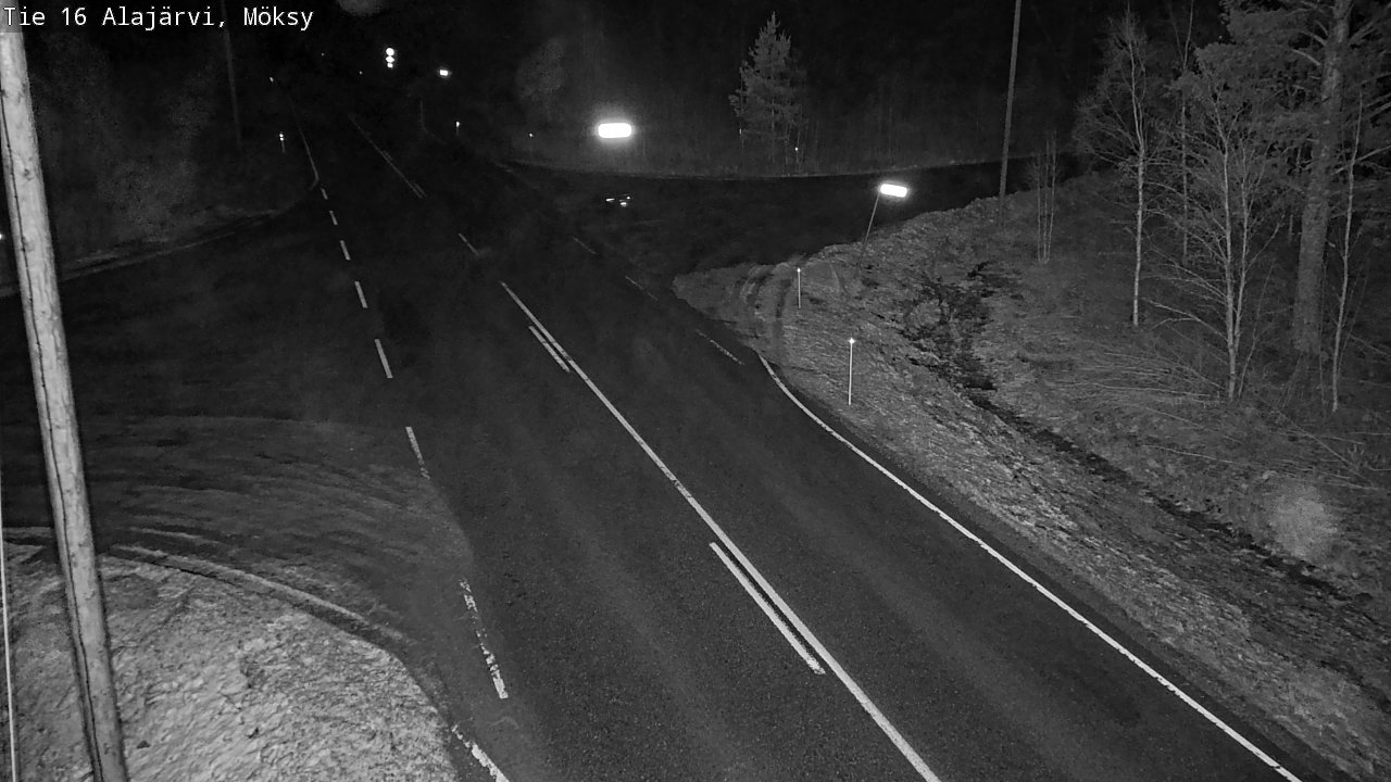 Weather Camera Image Road 16 Alajärvi, Möksy, Alajärvi, Etelä-Pohjanmaa