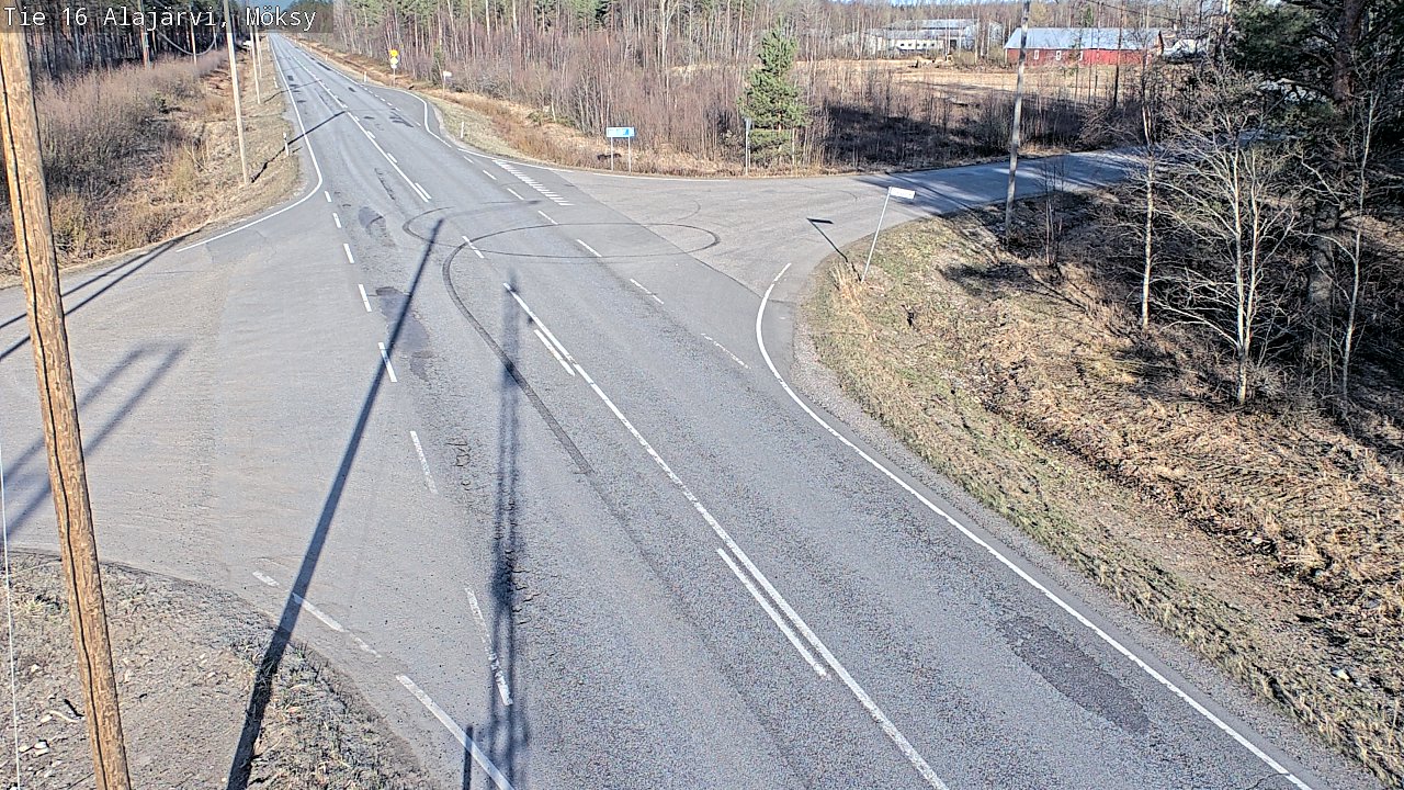 Kelikamerat Kuva Tie 16 Alajärvi, Möksy, Alajärvi, Etelä-Pohjanmaa