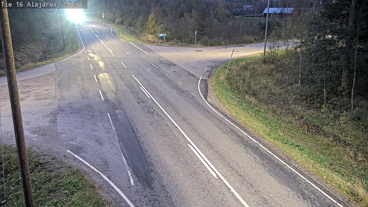 Weather Camera Image Väg 16 Alajärvi, Möksy, Alajärvi, Etelä-Pohjanmaa