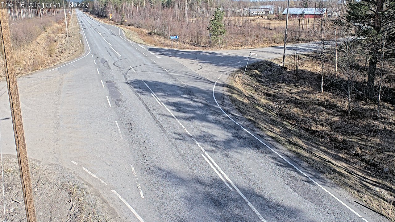 Kelikamerat Kuva Tie 16 Alajärvi, Möksy, Alajärvi, Etelä-Pohjanmaa