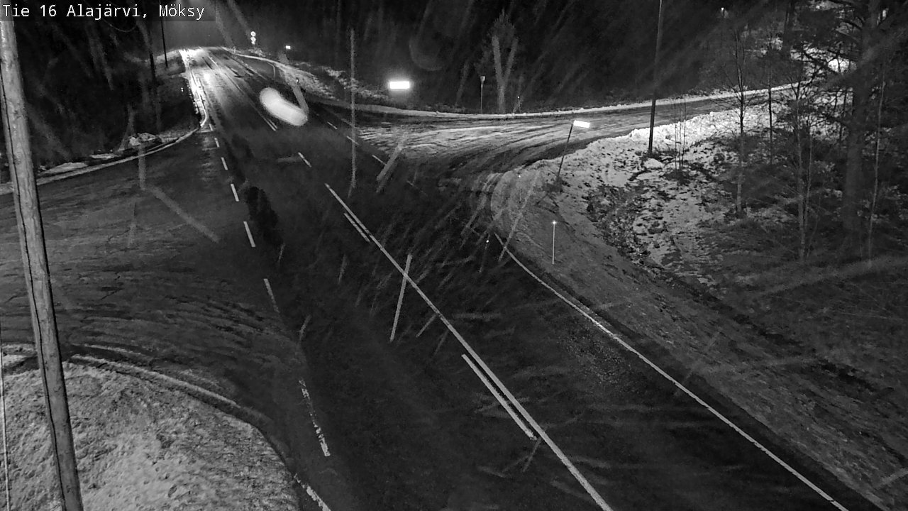 Weather Camera Image Road 16 Alajärvi, Möksy, Alajärvi, Etelä-Pohjanmaa