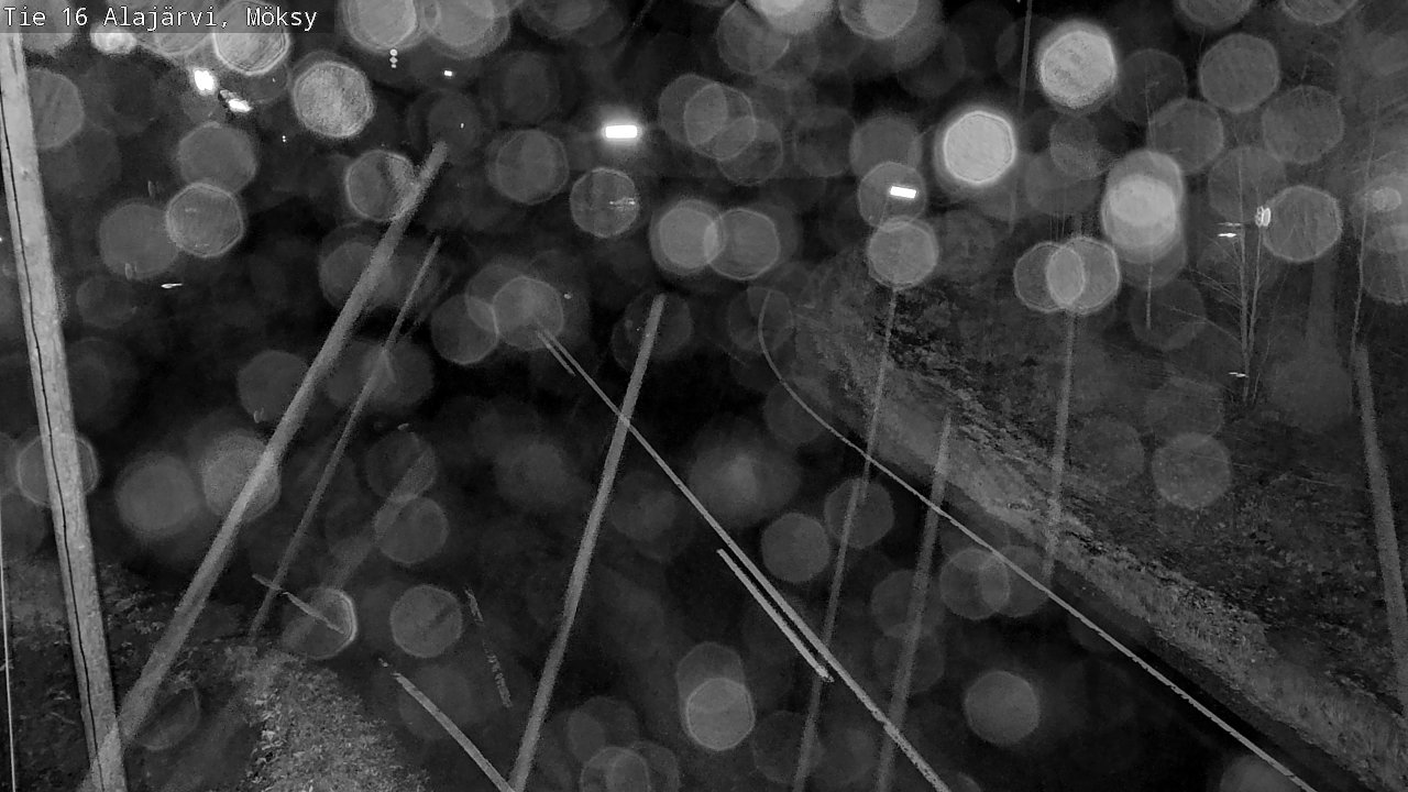 Weather Camera Image Väg 16 Alajärvi, Möksy, Alajärvi, Etelä-Pohjanmaa