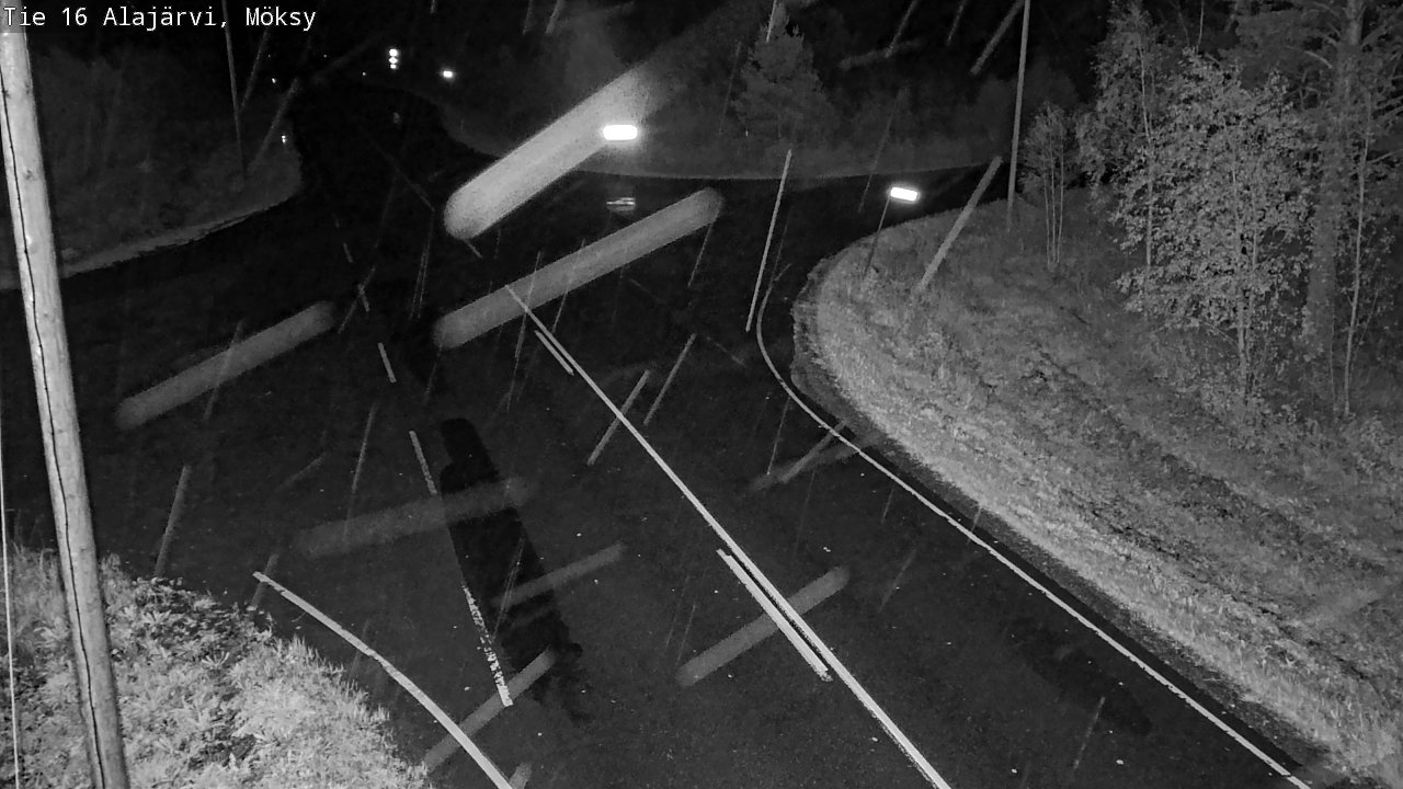Weather Camera Image Väg 16 Alajärvi, Möksy, Alajärvi, Etelä-Pohjanmaa