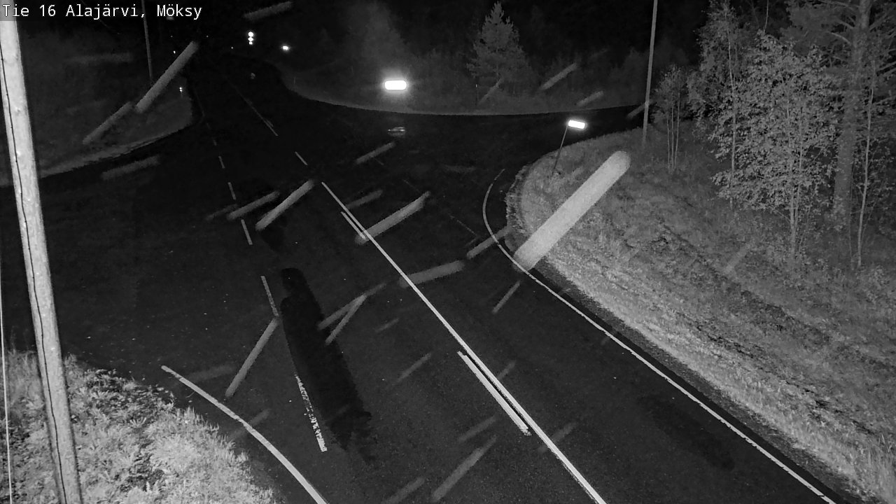 Weather Camera Image Väg 16 Alajärvi, Möksy, Alajärvi, Etelä-Pohjanmaa