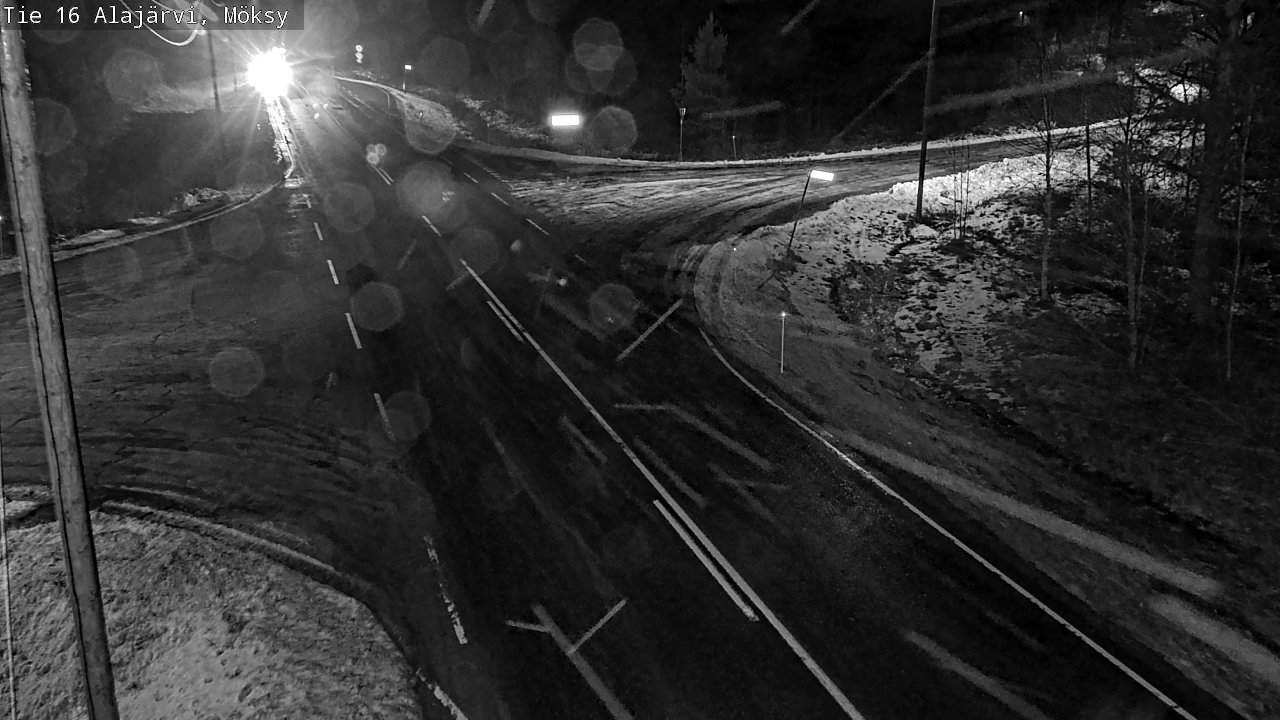 Weather Camera Image Road 16 Alajärvi, Möksy, Alajärvi, Etelä-Pohjanmaa