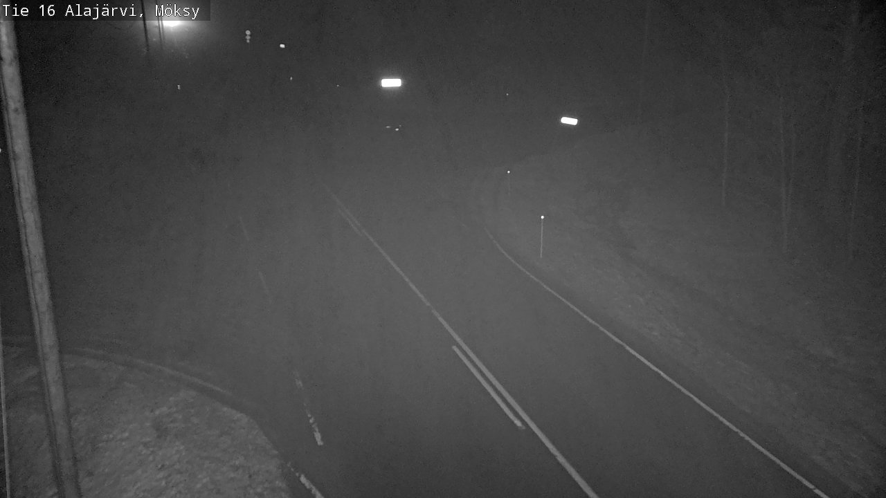 Weather Camera Image Road 16 Alajärvi, Möksy, Alajärvi, Etelä-Pohjanmaa