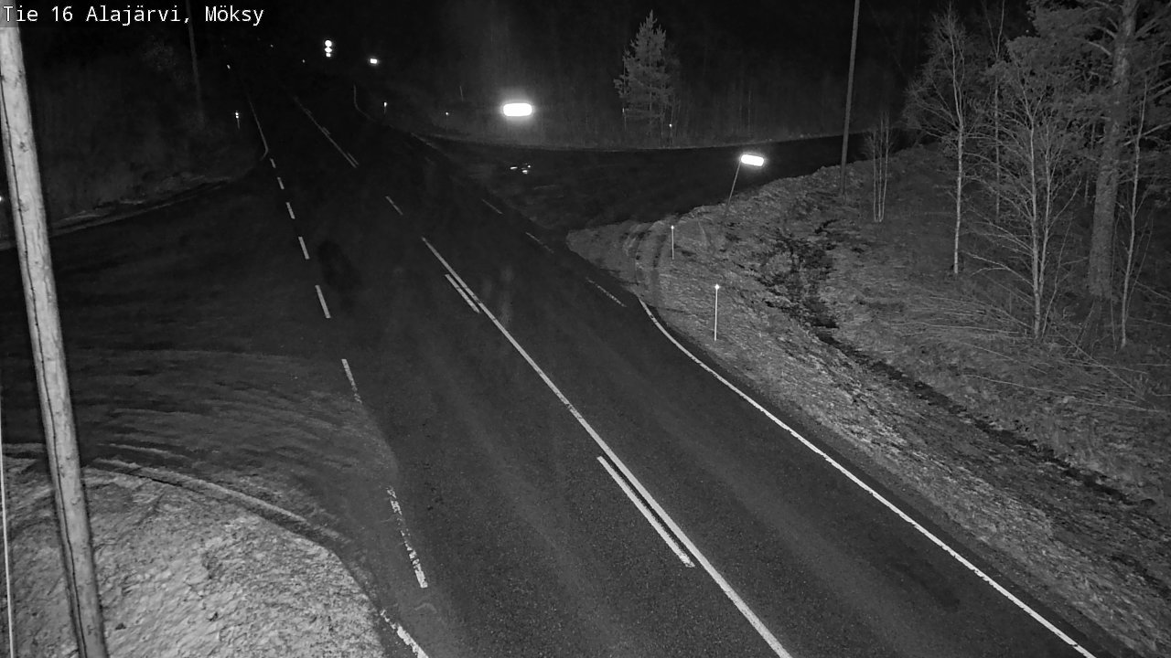 Weather Camera Image Road 16 Alajärvi, Möksy, Alajärvi, Etelä-Pohjanmaa