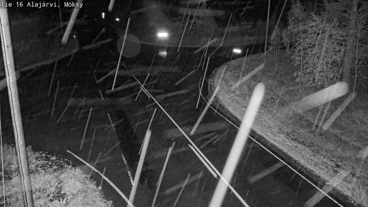 Weather Camera Image Väg 16 Alajärvi, Möksy, Alajärvi, Etelä-Pohjanmaa