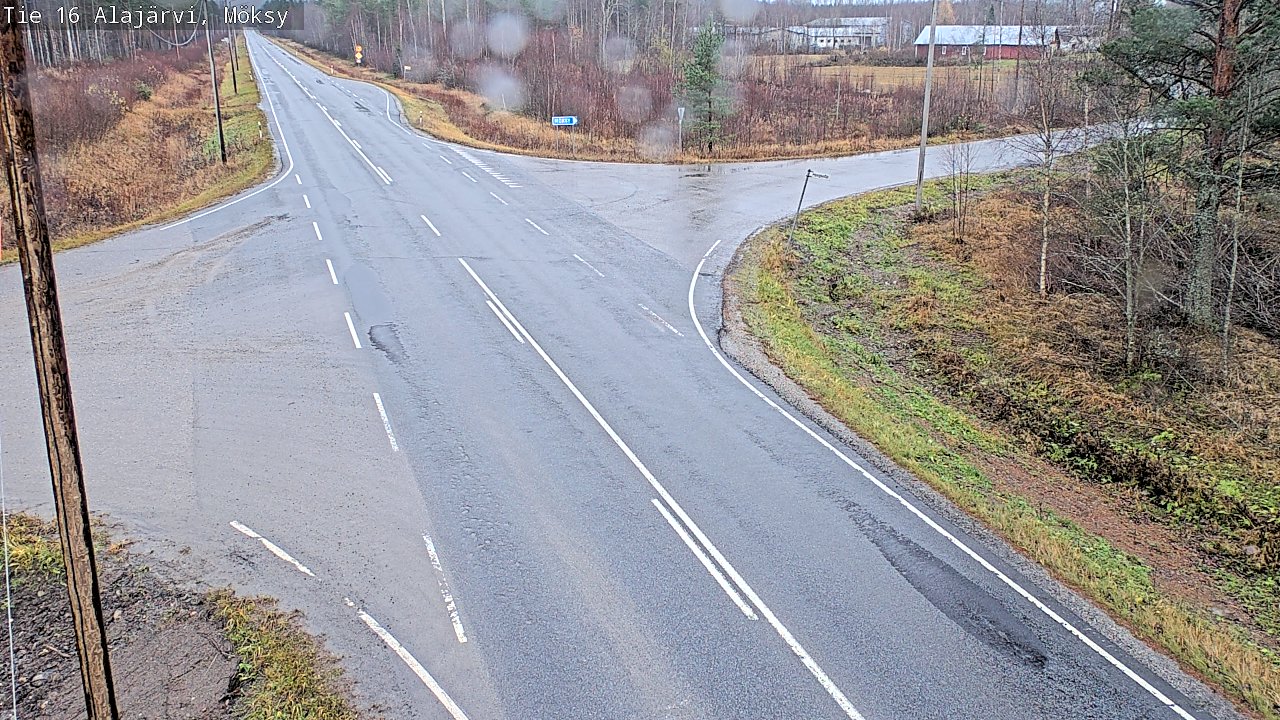 Weather Camera Image Väg 16 Alajärvi, Möksy, Alajärvi, Etelä-Pohjanmaa