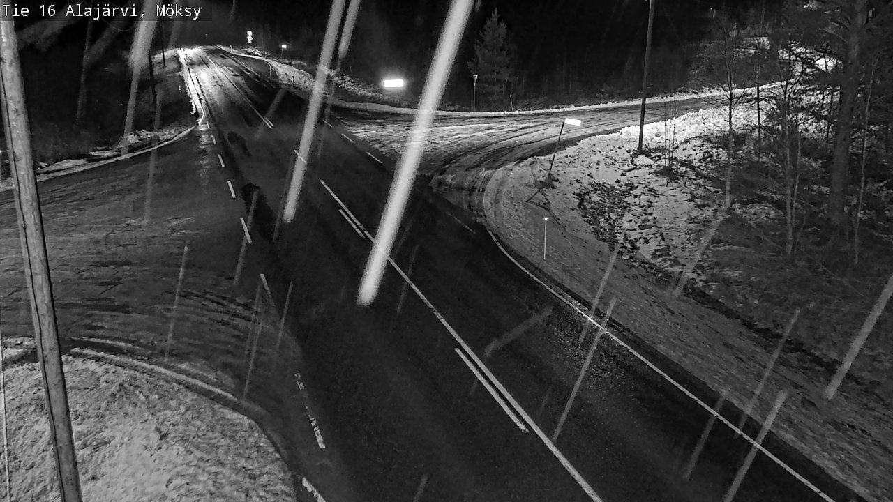 Weather Camera Image Road 16 Alajärvi, Möksy, Alajärvi, Etelä-Pohjanmaa