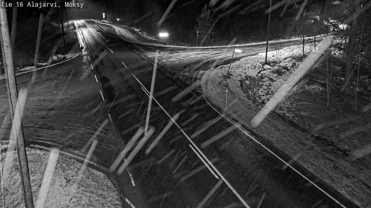 Weather Camera Image Road 16 Alajärvi, Möksy, Alajärvi, Etelä-Pohjanmaa