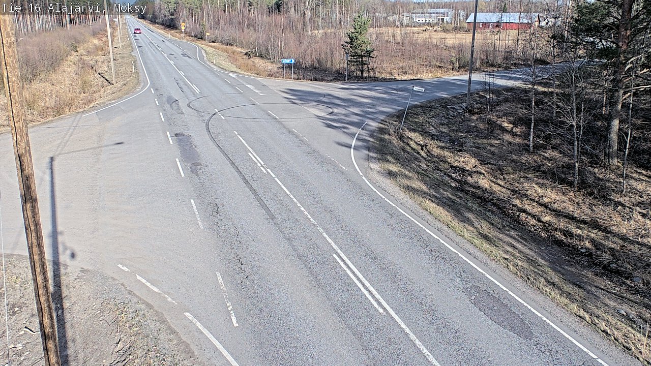 Kelikamerat Kuva Tie 16 Alajärvi, Möksy, Alajärvi, Etelä-Pohjanmaa
