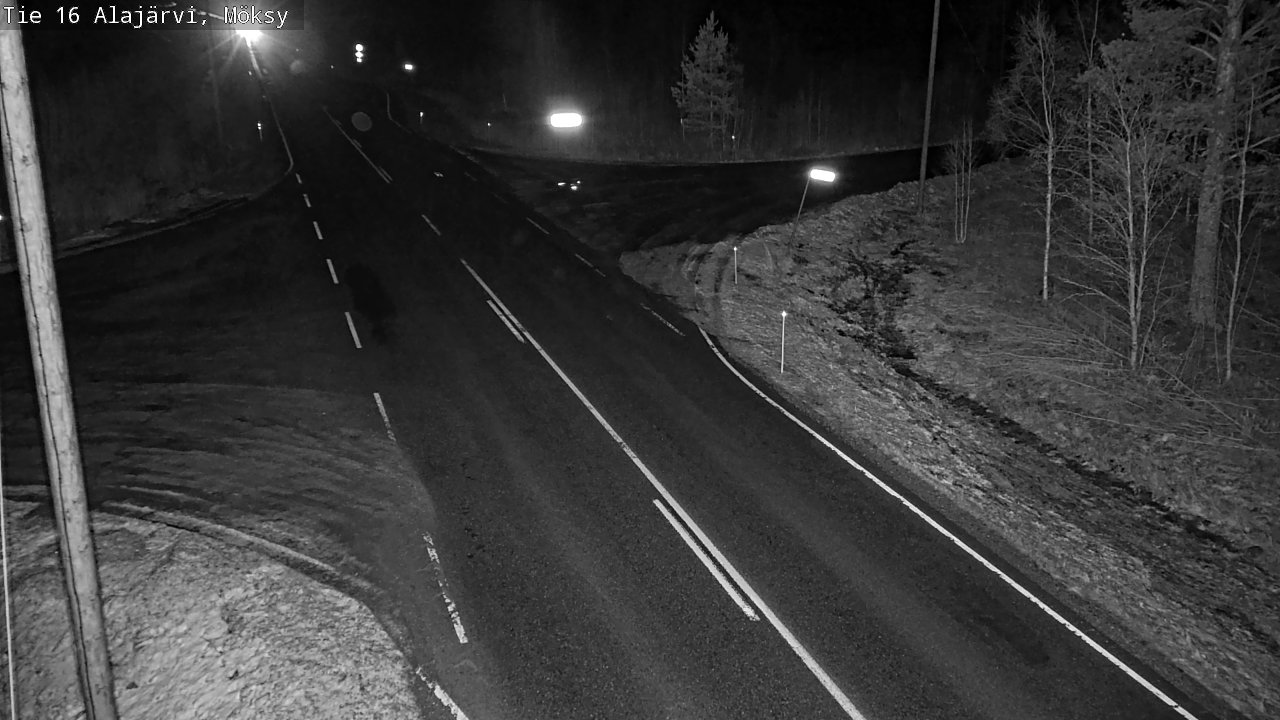 Weather Camera Image Road 16 Alajärvi, Möksy, Alajärvi, Etelä-Pohjanmaa