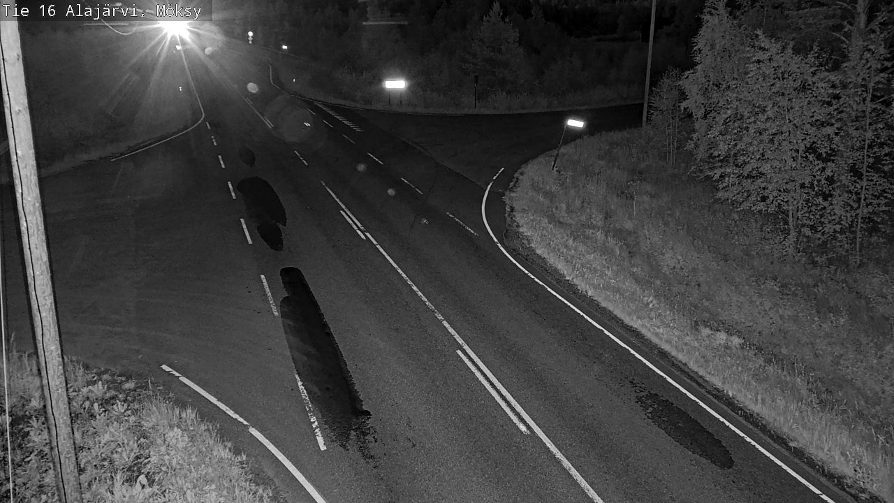 Kelikamerat Kuva Tie 16 Alajärvi, Möksy, Alajärvi, Etelä-Pohjanmaa