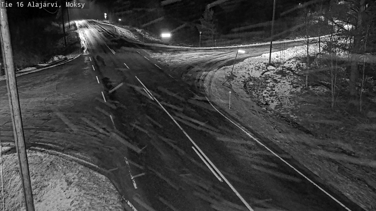 Weather Camera Image Road 16 Alajärvi, Möksy, Alajärvi, Etelä-Pohjanmaa