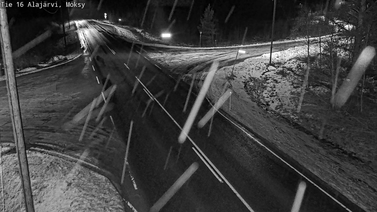 Weather Camera Image Road 16 Alajärvi, Möksy, Alajärvi, Etelä-Pohjanmaa