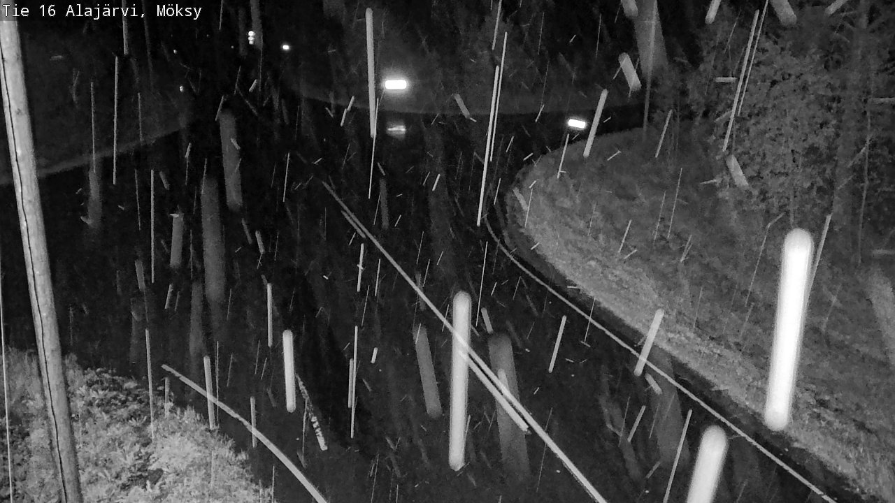 Weather Camera Image Väg 16 Alajärvi, Möksy, Alajärvi, Etelä-Pohjanmaa