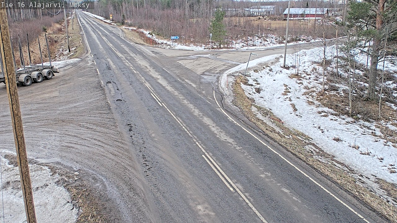 Weather Camera Image Road 16 Alajärvi, Möksy, Alajärvi, Etelä-Pohjanmaa