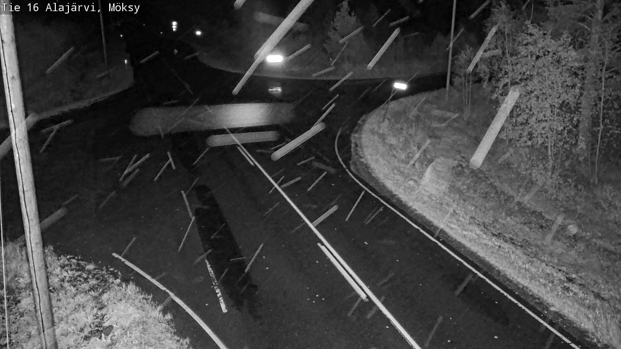 Weather Camera Image Väg 16 Alajärvi, Möksy, Alajärvi, Etelä-Pohjanmaa