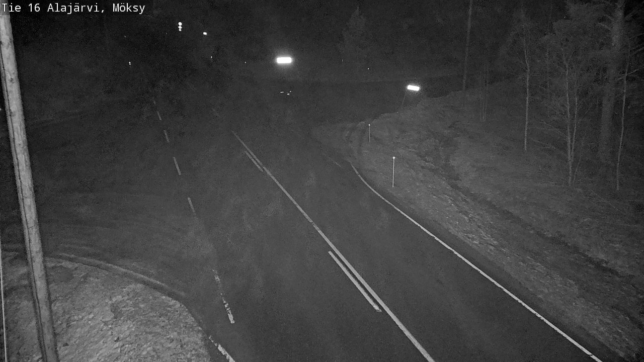 Weather Camera Image Road 16 Alajärvi, Möksy, Alajärvi, Etelä-Pohjanmaa
