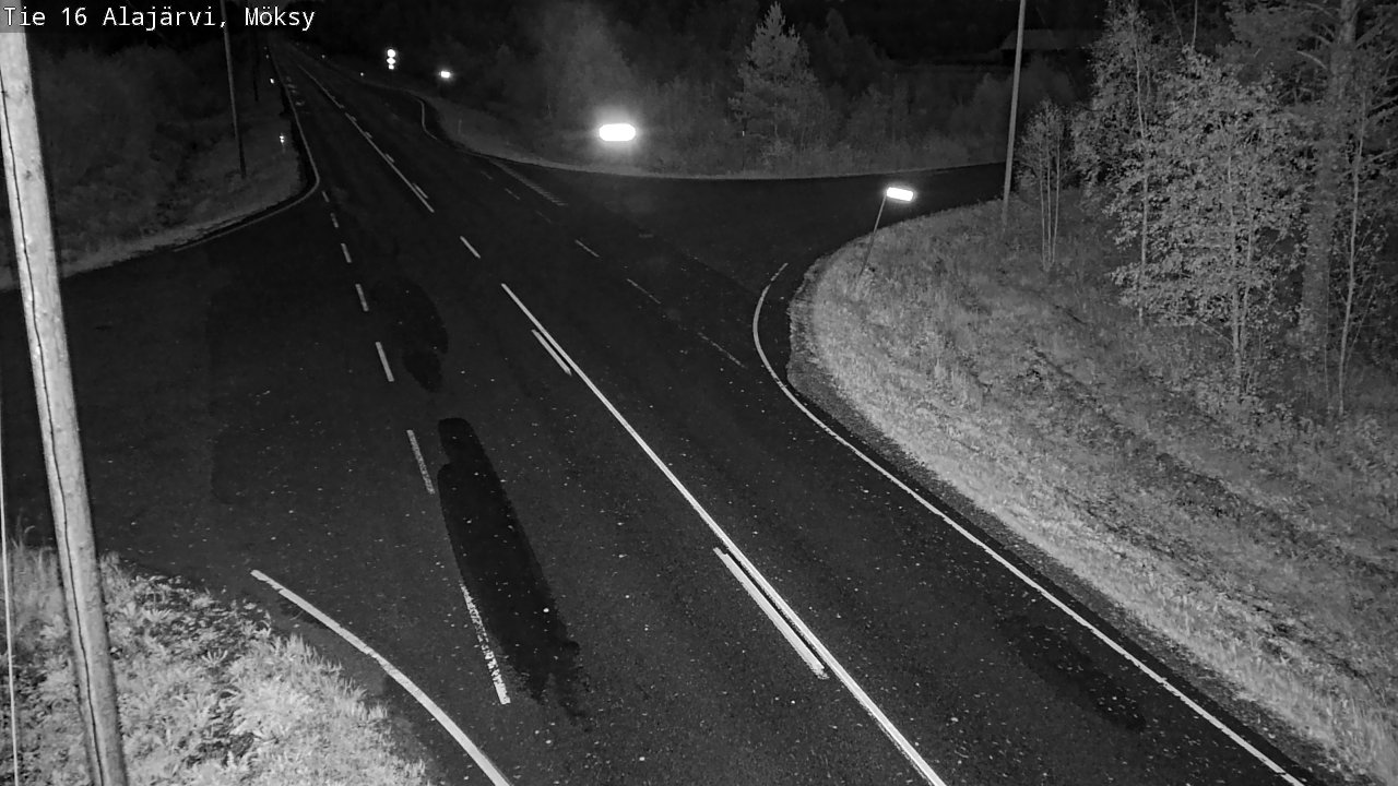 Weather Camera Image Väg 16 Alajärvi, Möksy, Alajärvi, Etelä-Pohjanmaa
