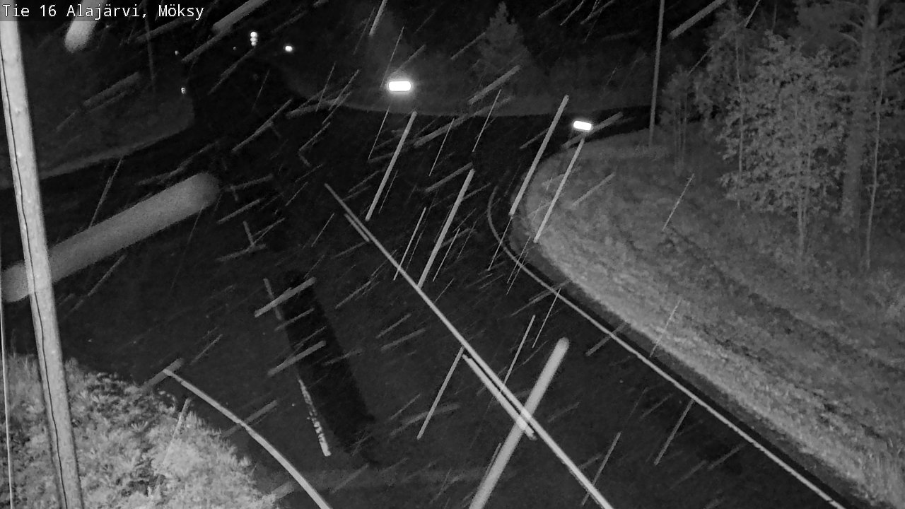 Weather Camera Image Väg 16 Alajärvi, Möksy, Alajärvi, Etelä-Pohjanmaa