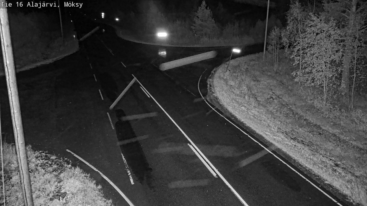 Weather Camera Image Väg 16 Alajärvi, Möksy, Alajärvi, Etelä-Pohjanmaa