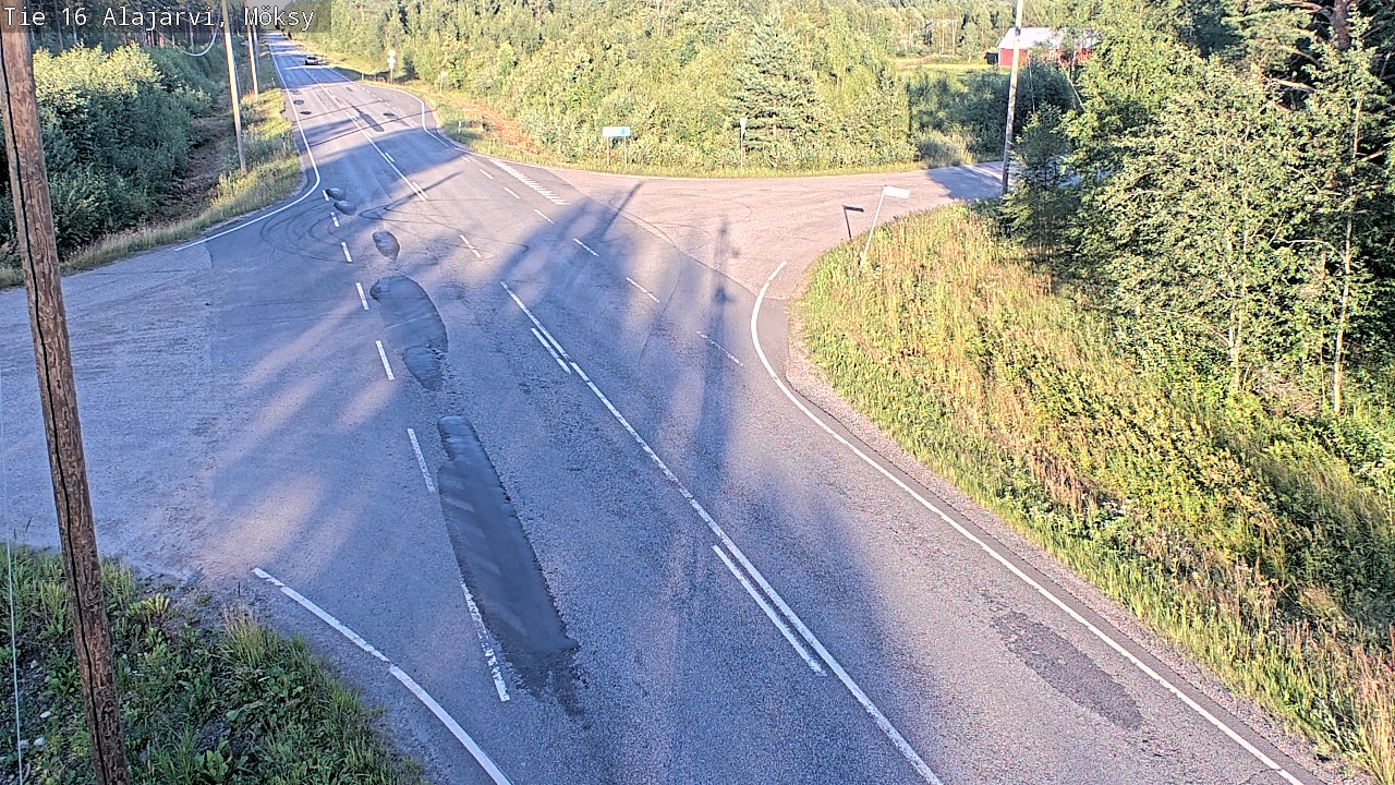 Kelikamerat Kuva Tie 16 Alajärvi, Möksy, Alajärvi, Etelä-Pohjanmaa