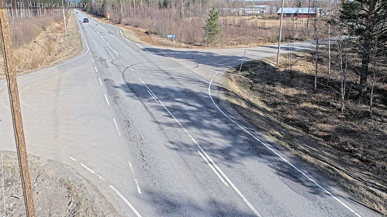 Kelikamerat Kuva Tie 16 Alajärvi, Möksy, Alajärvi, Etelä-Pohjanmaa