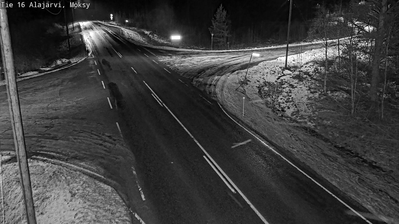 Weather Camera Image Road 16 Alajärvi, Möksy, Alajärvi, Etelä-Pohjanmaa