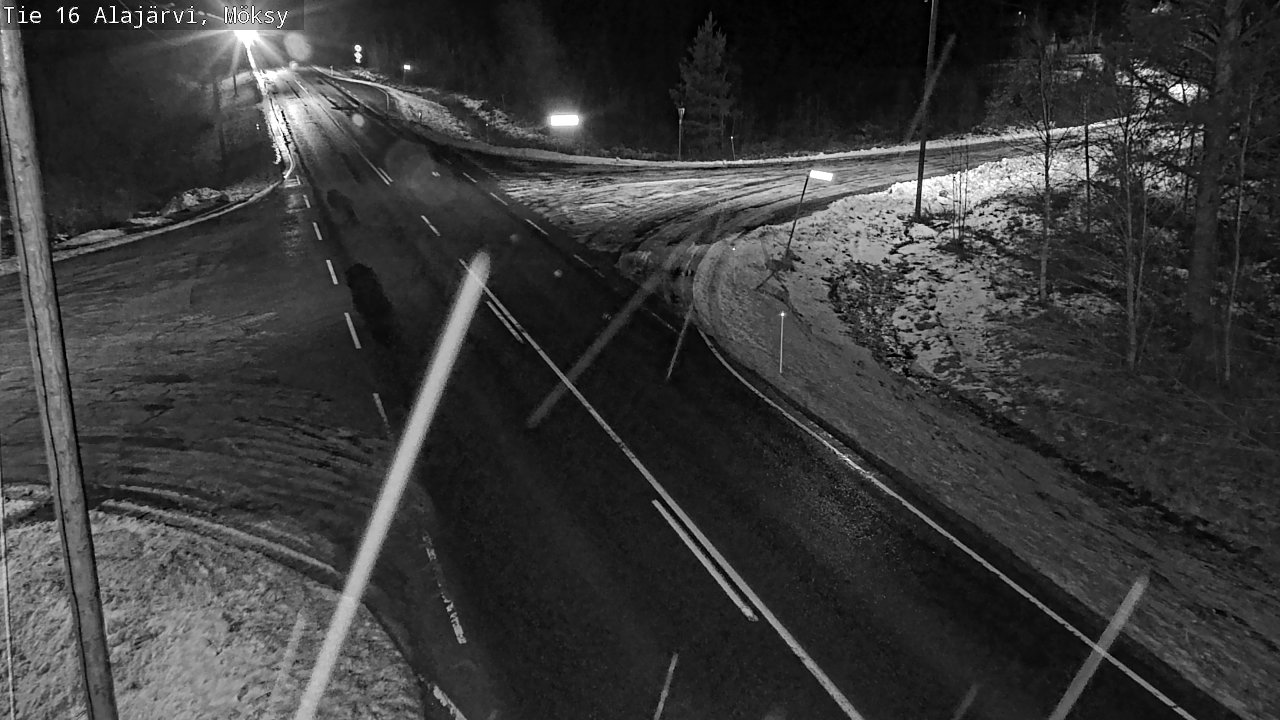 Weather Camera Image Road 16 Alajärvi, Möksy, Alajärvi, Etelä-Pohjanmaa