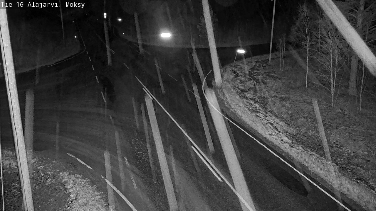 Weather Camera Image Väg 16 Alajärvi, Möksy, Alajärvi, Etelä-Pohjanmaa