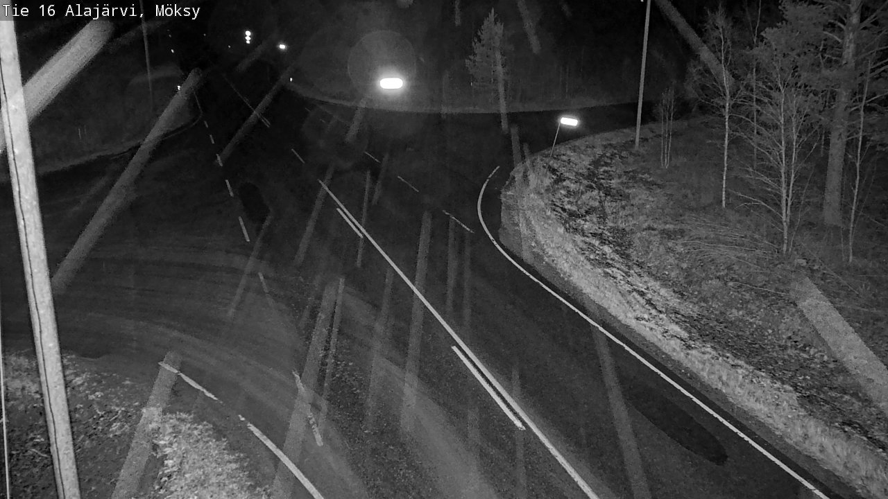 Weather Camera Image Väg 16 Alajärvi, Möksy, Alajärvi, Etelä-Pohjanmaa