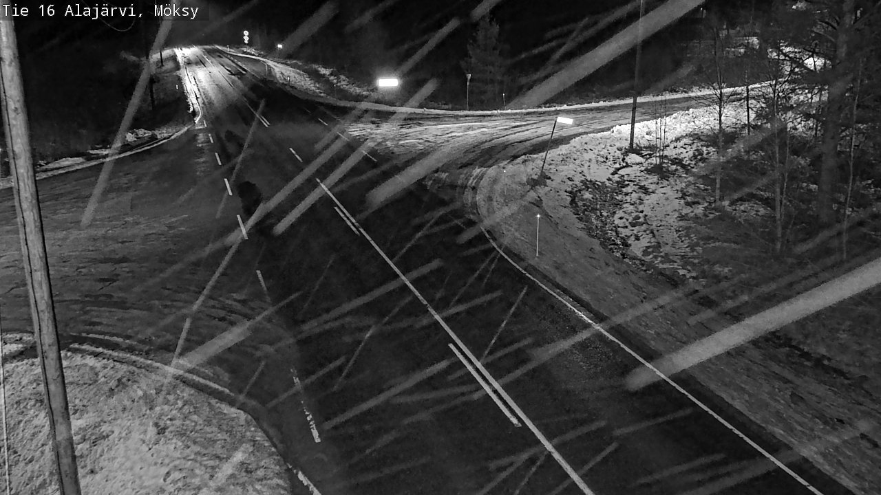 Weather Camera Image Road 16 Alajärvi, Möksy, Alajärvi, Etelä-Pohjanmaa