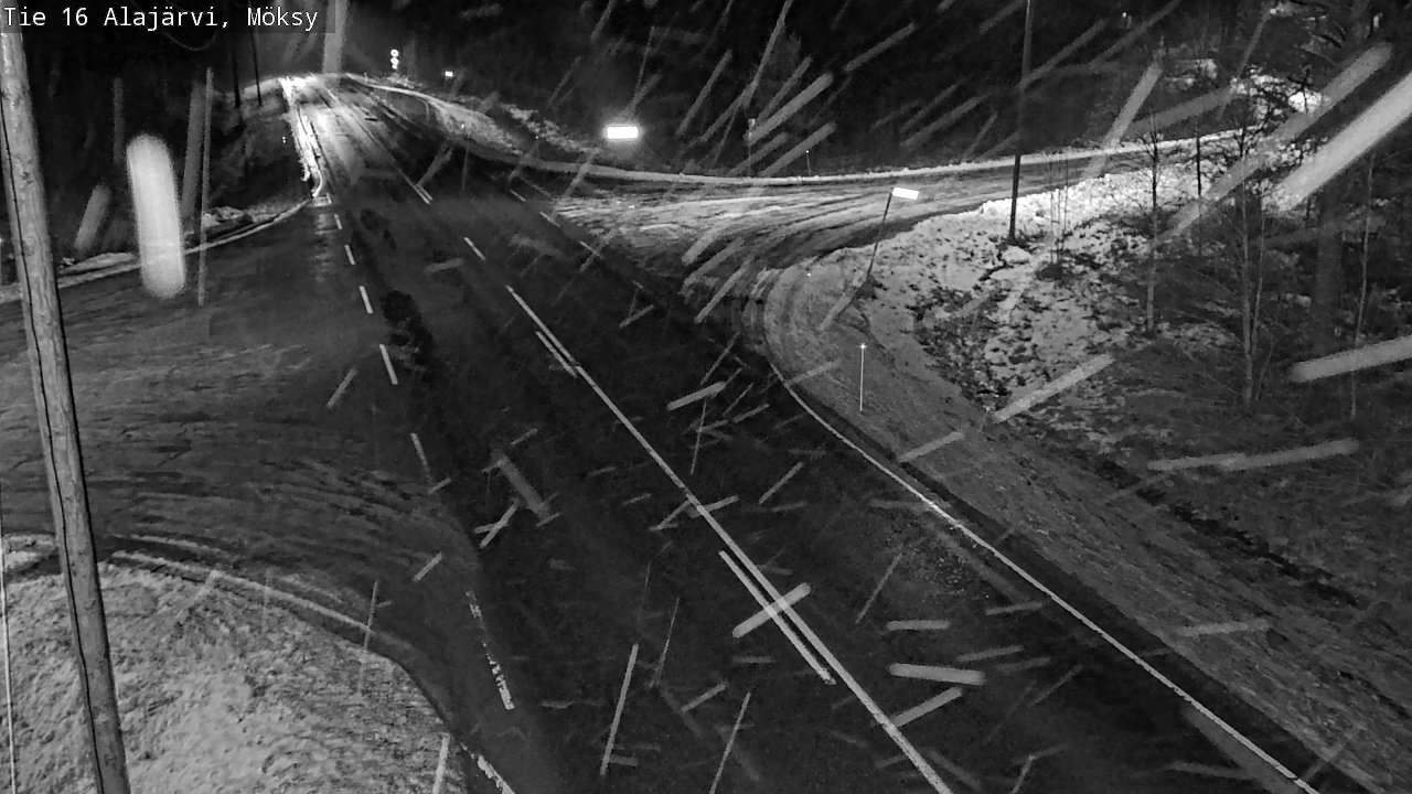 Weather Camera Image Road 16 Alajärvi, Möksy, Alajärvi, Etelä-Pohjanmaa