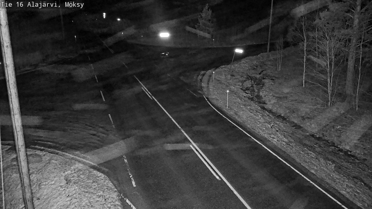 Weather Camera Image Road 16 Alajärvi, Möksy, Alajärvi, Etelä-Pohjanmaa