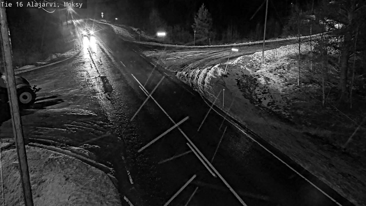 Weather Camera Image Road 16 Alajärvi, Möksy, Alajärvi, Etelä-Pohjanmaa