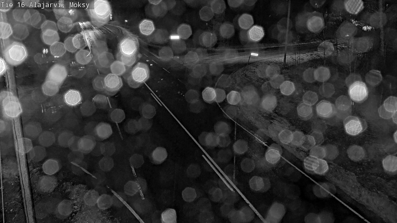 Weather Camera Image Väg 16 Alajärvi, Möksy, Alajärvi, Etelä-Pohjanmaa