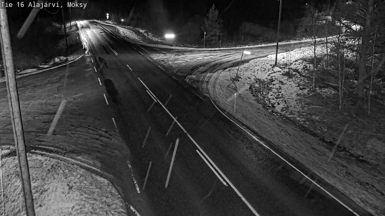 Weather Camera Image Road 16 Alajärvi, Möksy, Alajärvi, Etelä-Pohjanmaa