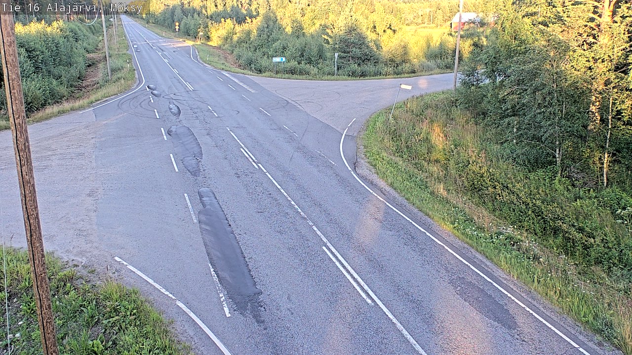 Kelikamerat Kuva Tie 16 Alajärvi, Möksy, Alajärvi, Etelä-Pohjanmaa