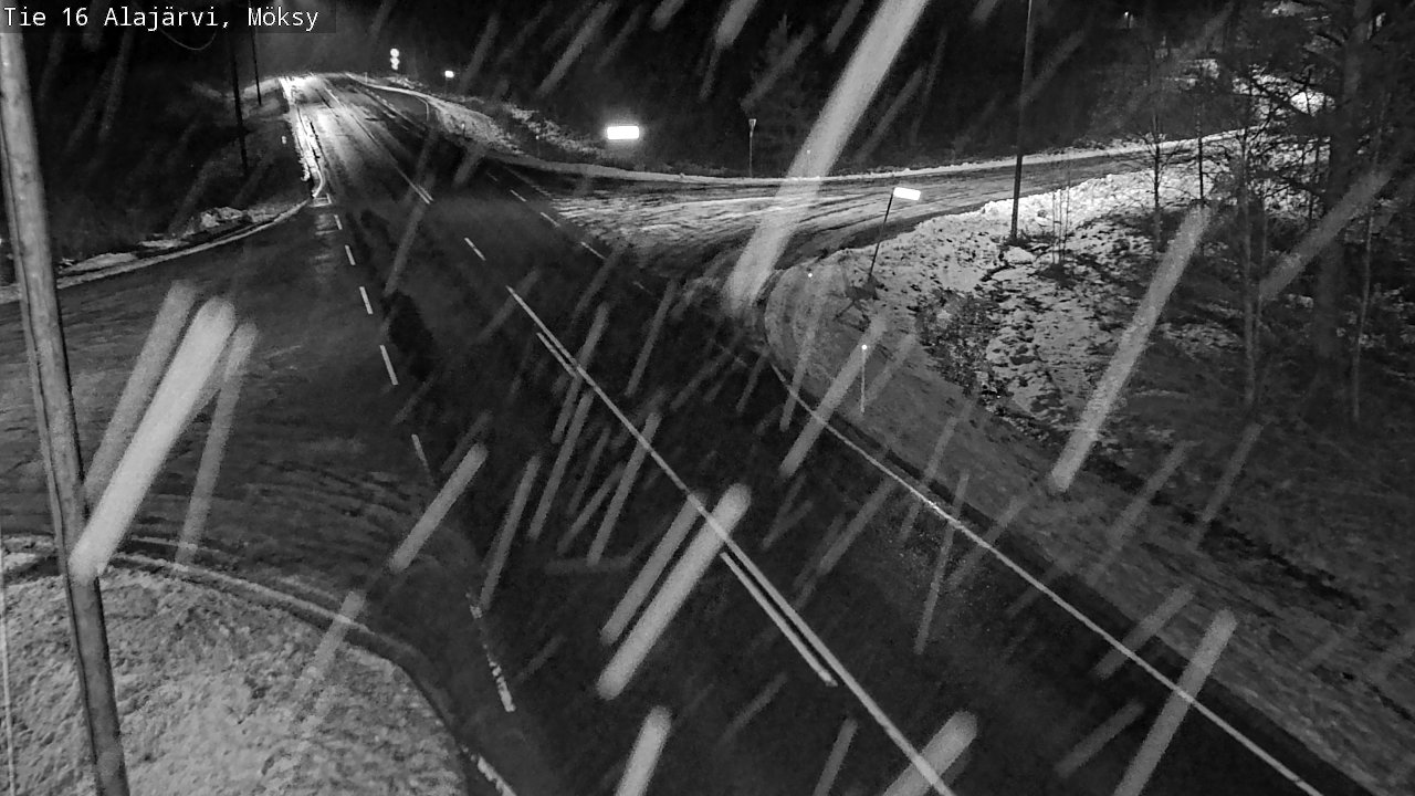 Weather Camera Image Road 16 Alajärvi, Möksy, Alajärvi, Etelä-Pohjanmaa