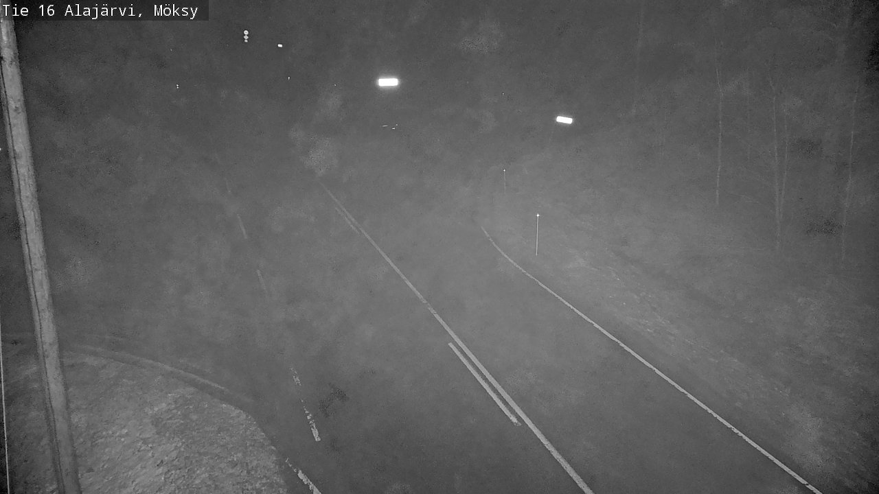 Weather Camera Image Road 16 Alajärvi, Möksy, Alajärvi, Etelä-Pohjanmaa