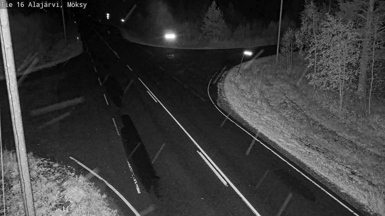 Weather Camera Image Väg 16 Alajärvi, Möksy, Alajärvi, Etelä-Pohjanmaa