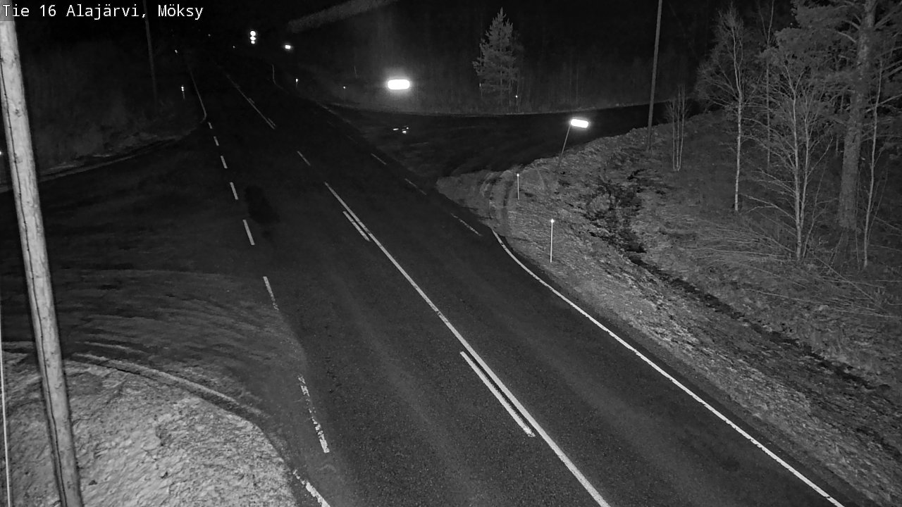 Weather Camera Image Road 16 Alajärvi, Möksy, Alajärvi, Etelä-Pohjanmaa