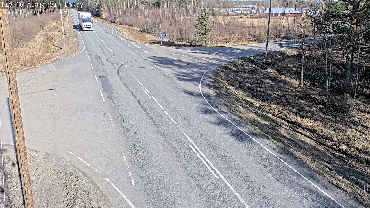 Kelikamerat Kuva Tie 16 Alajärvi, Möksy, Alajärvi, Etelä-Pohjanmaa