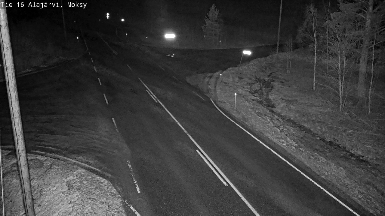 Weather Camera Image Road 16 Alajärvi, Möksy, Alajärvi, Etelä-Pohjanmaa