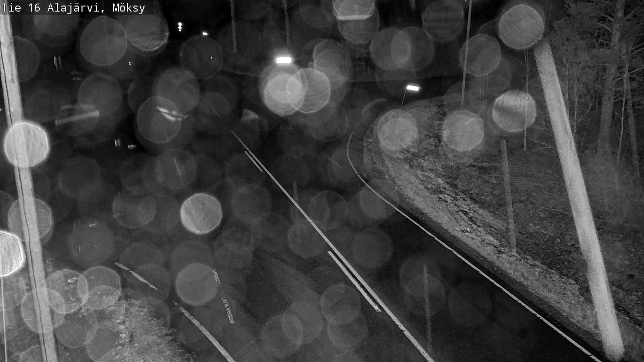 Weather Camera Image Väg 16 Alajärvi, Möksy, Alajärvi, Etelä-Pohjanmaa