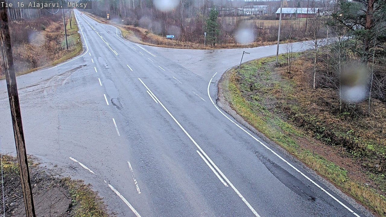 Weather Camera Image Väg 16 Alajärvi, Möksy, Alajärvi, Etelä-Pohjanmaa
